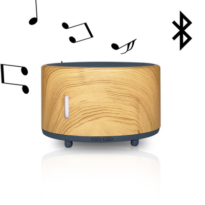 Luchtbevochtiger Ultrasone de Muziekspreker 7 LEIDENE van USB Bluetooth Kleurrijke Lichten die Aromatherapy-Etherische olieverspreiders veranderen