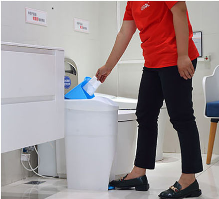 KWS-Pedaal Sanitaire Bak, Bakken van de de Hygiëneverwijdering van 4kg de Vrouwelijke
